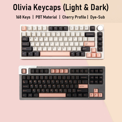 GMK Olivia Keycap Set (Light & Dark)