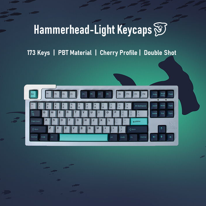 GMK Hammerhead-Light Keycap Set – Resonic