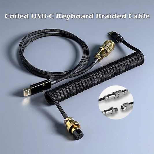 Aviator Coiled Keyboard Cable